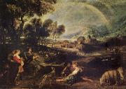 Peter Paul Rubens Landscape iwth a Rainbow oil